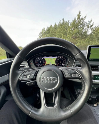 Audi A5 cena 118080 przebieg: 128500, rok produkcji 2017 z Nisko małe 379
